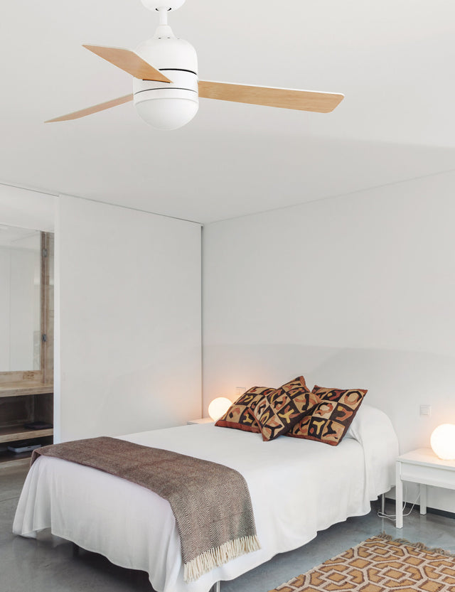 CEBU WHITE CEILING FAN 2 X E14 40W