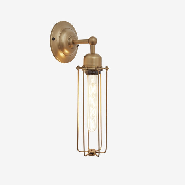 Orlando Cylinder Wall light 3 inch - Brass